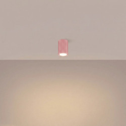 Plafonnier KARBON 10 Rose Sollux | Spot Design GU10