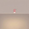 Plafonnier KARBON 10 Rose Sollux | Spot Design GU10