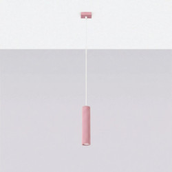 Suspension KARBON 1 Rose Sollux | Luminaire Design GU10