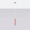 Suspension KARBON 1 Rose Sollux | Luminaire Design GU10