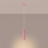 Suspension KARBON 1 Rose Sollux | Luminaire Design GU10