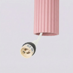 Suspension KARBON 1 Rose Sollux | Luminaire Design GU10