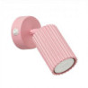 Applique Murale KARBON Rose avec Interrupteur Sollux | GU10