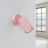 Applique Murale KARBON Rose avec Interrupteur Sollux | GU10