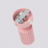 Applique Murale KARBON Rose avec Interrupteur Sollux | GU10