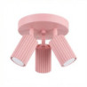 Plafonnier KARBON 3P Rose Sollux | Luminaire Design 3 GU10