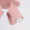 Plafonnier KARBON 3P Rose Sollux | Luminaire Design 3 GU10