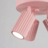 Plafonnier KARBON 3P Rose Sollux | Luminaire Design 3 GU10