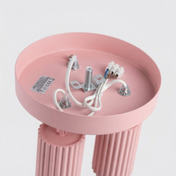Plafonnier KARBON 3P Rose Sollux | Luminaire Design 3 GU10