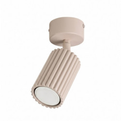 Plafonnier KARBON 1 Taupe Sollux | Luminaire Design GU10