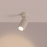 Plafonnier KARBON 1 Taupe Sollux | Luminaire Design GU10