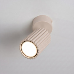 Plafonnier KARBON 1 Taupe Sollux | Luminaire Design GU10