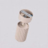 Plafonnier KARBON 1 Taupe Sollux | Luminaire Design GU10