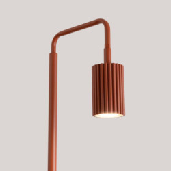 Lampadaire KARBON 1 Ocre Rouge Sollux | Luminaire Design GU10