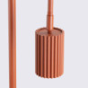 Lampadaire KARBON 1 Ocre Rouge Sollux | Luminaire Design GU10