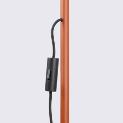 Lampadaire KARBON 1 Ocre Rouge Sollux | Luminaire Design GU10