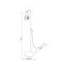 Lampadaire KARBON 1 Ocre Rouge Sollux | Luminaire Design GU10