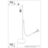 Lampadaire KARBON 1 Ocre Rouge Sollux | Luminaire Design GU10