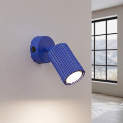 Applique Murale KARBON Outremer avec Interrupteur | Sollux Design