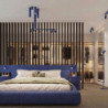 Applique Murale KARBON Outremer avec Interrupteur | Sollux Design