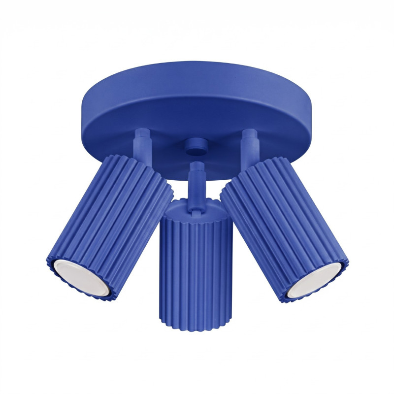 Plafonnier KARBON 3P Outremer Sollux | Spot Design GU10 LED