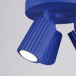 Plafonnier KARBON 3P Outremer Sollux | Spot Design GU10 LED
