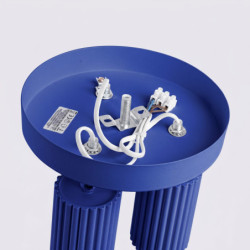 Plafonnier KARBON 3P Outremer Sollux | Spot Design GU10 LED