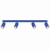 Plafonnier KARBON 4L Outremer Sollux | Luminaire Design GU10