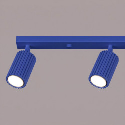 Plafonnier KARBON 4L Outremer Sollux | Luminaire Design GU10