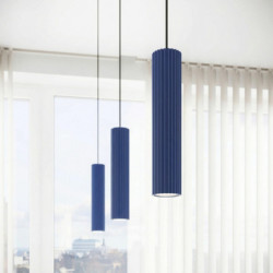 Plafonnier KARBON 4L Outremer Sollux | Luminaire Design GU10