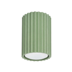 Plafonnier KARBON 10 Sauge Sollux | Spot de Plafond Design GU10