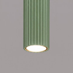 Plafonnier KARBON 10 Sauge Sollux | Spot de Plafond Design GU10