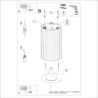 Plafonnier KARBON 10 Sauge Sollux | Spot de Plafond Design GU10