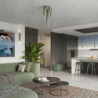 Plafonnier KARBON 10 Sauge Sollux | Spot de Plafond Design GU10