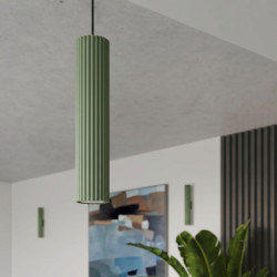 Plafonnier KARBON 10 Sauge Sollux | Spot de Plafond Design GU10