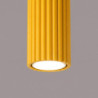 Plafonnier KARBON 10 Jaune Sollux | Spot de Plafond Design GU10