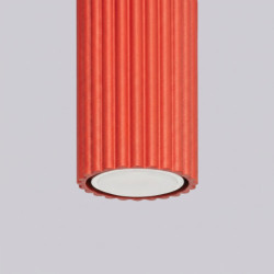 Plafonnier KARBON 10 Rouge Sollux | Spot de Plafond Design GU10