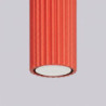 Plafonnier KARBON 10 Rouge Sollux | Spot de Plafond Design GU10