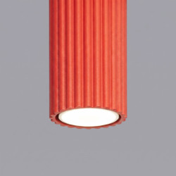Plafonnier KARBON 10 Rouge Sollux | Spot de Plafond Design GU10