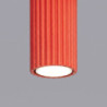 Plafonnier KARBON 10 Rouge Sollux | Spot de Plafond Design GU10