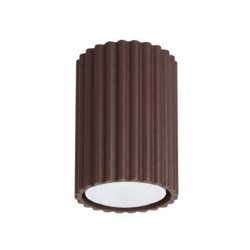 Plafonnier KARBON 10 Brun Sollux | Spot de Plafond Design GU10