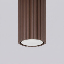 Plafonnier KARBON 10 Brun Sollux | Spot de Plafond Design GU10