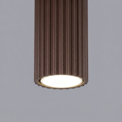 Plafonnier KARBON 10 Brun Sollux | Spot de Plafond Design GU10