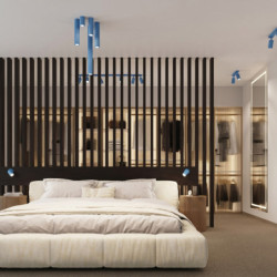 Plafonnier KARBON 10 Azur Sollux | Spot de Plafond Design GU10