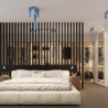 Plafonnier KARBON 10 Azur Sollux | Spot de Plafond Design GU10