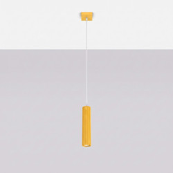 Suspension KARBON 1 Jaune Sollux | Suspension Design GU10