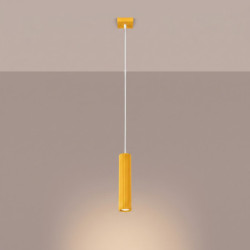 Suspension KARBON 1 Jaune Sollux | Suspension Design GU10