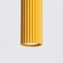 Suspension KARBON 1 Jaune Sollux | Suspension Design GU10