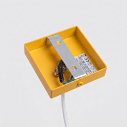 Suspension KARBON 1 Jaune Sollux | Suspension Design GU10
