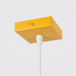 Suspension KARBON 1 Jaune Sollux | Suspension Design GU10